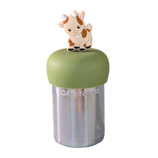 Floating Brown Goat Tea Infuser - Cute Animal Tea Infuser for Loose Leaf Tea