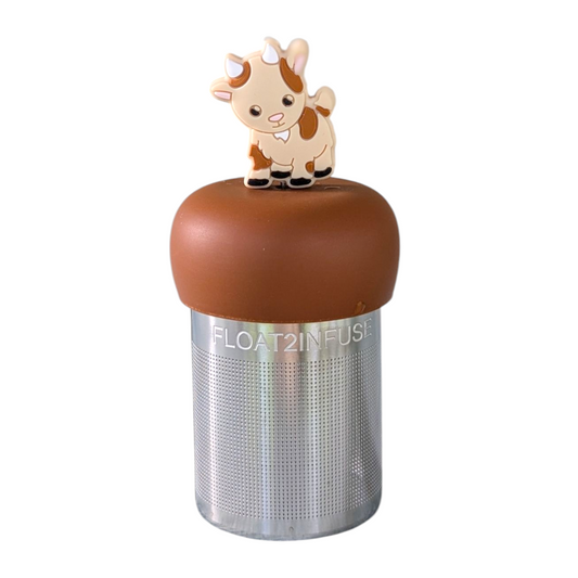 Floating Brown Goat Tea Infuser - Cute Animal Tea Infuser for Loose Leaf Tea