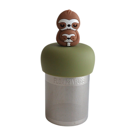 Floating Mom & Baby Sloth Tea Infuser - Cute Animal Tea Infuser for Loose Tea