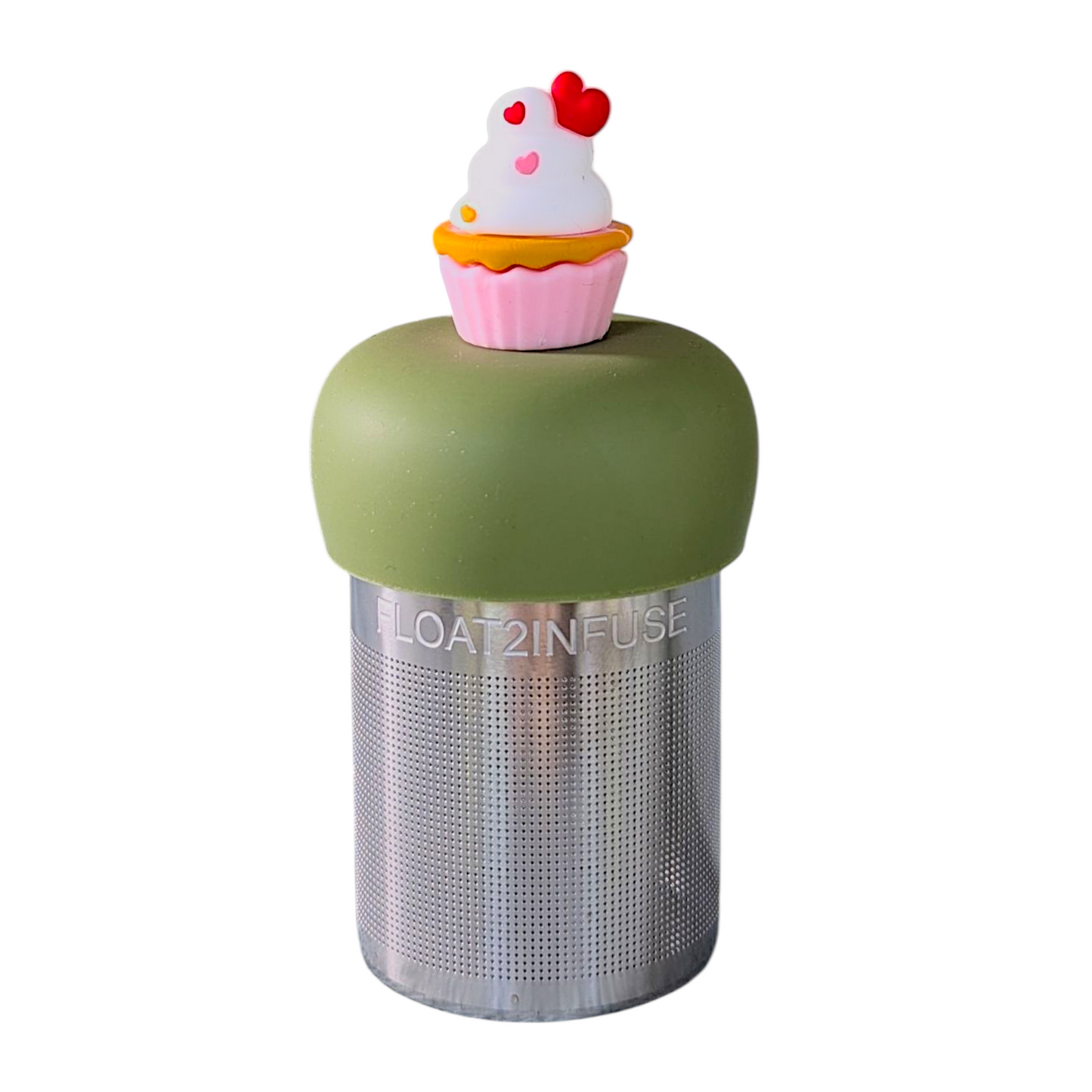 Floating Pink Cupcake Tea Infuser - Cute Tea Infuser for Loose Leaf Tea