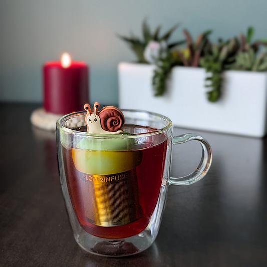 Floating Snail Tea Infuser - Cute Animal Tea Infuser for Loose Leaf Tea